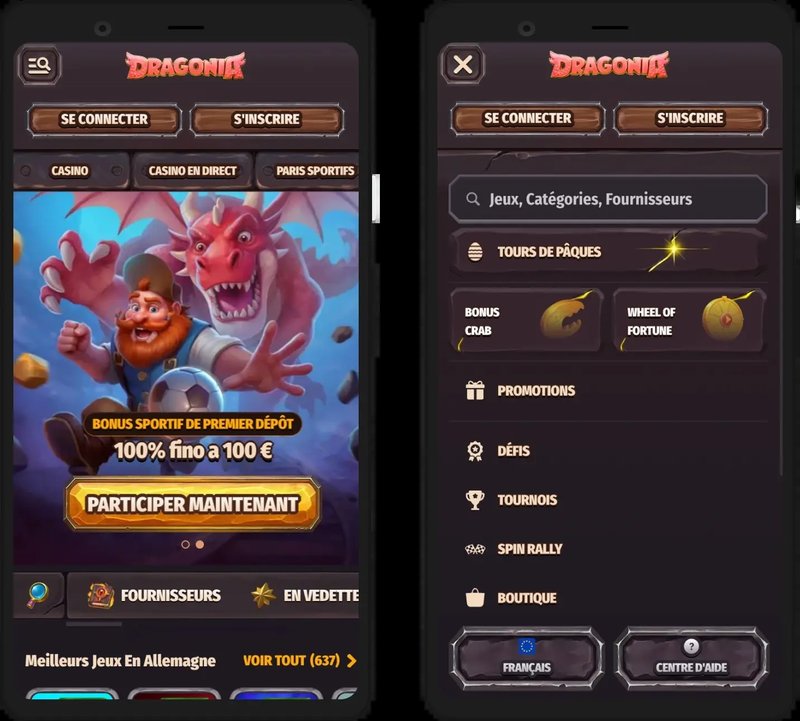 Présentation de dragonia casino en ligne